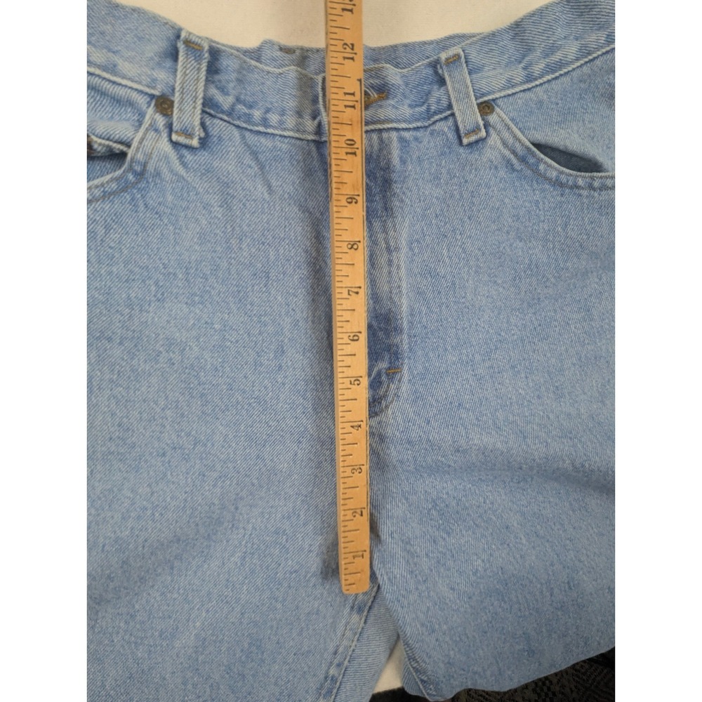 Riders by Lee Light Wash High Waisted Mom Jeans Tapered Leg Blue Denim 28x29 - Picture 12 of 14